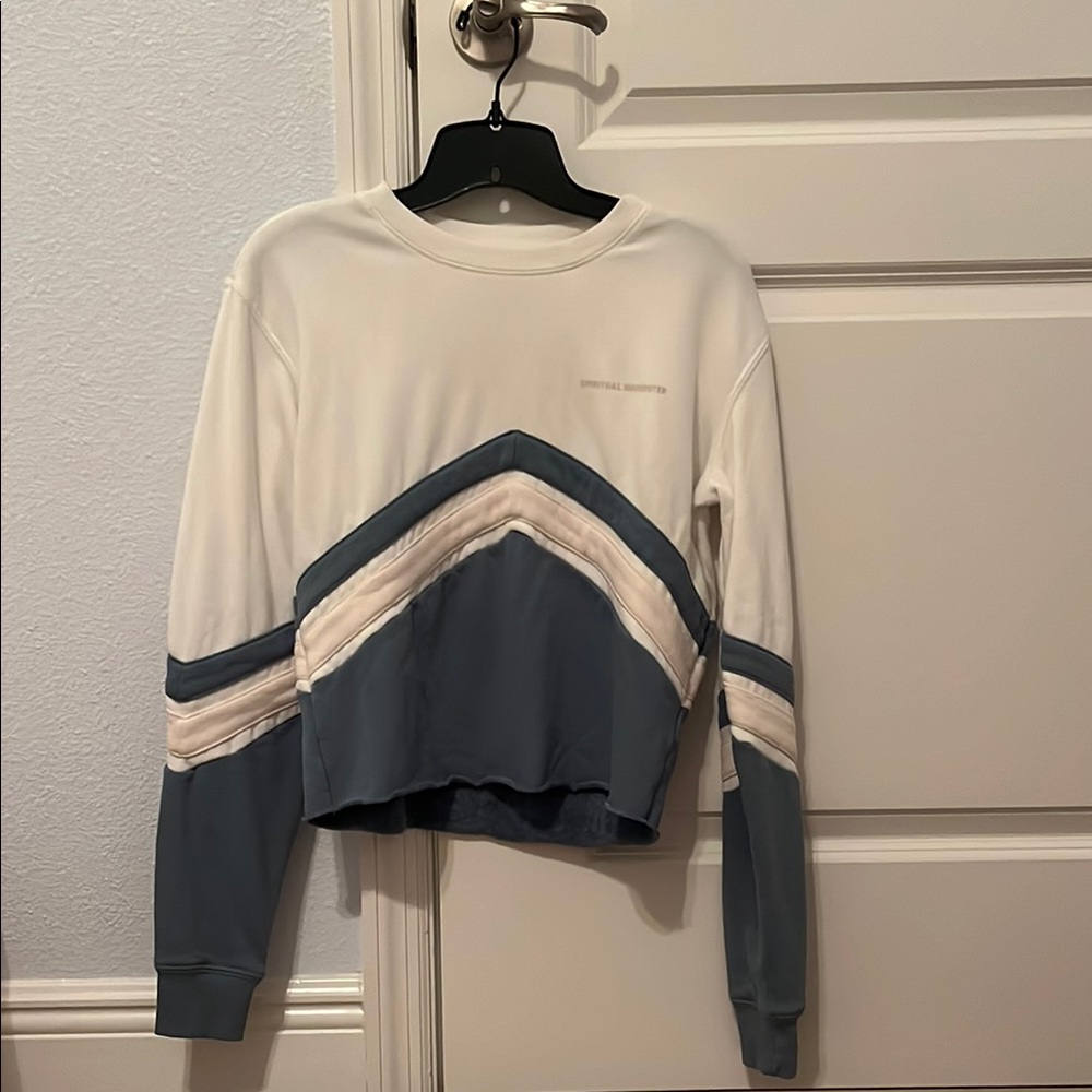 Spiritual Gangster Chevron Long Sleeve Top